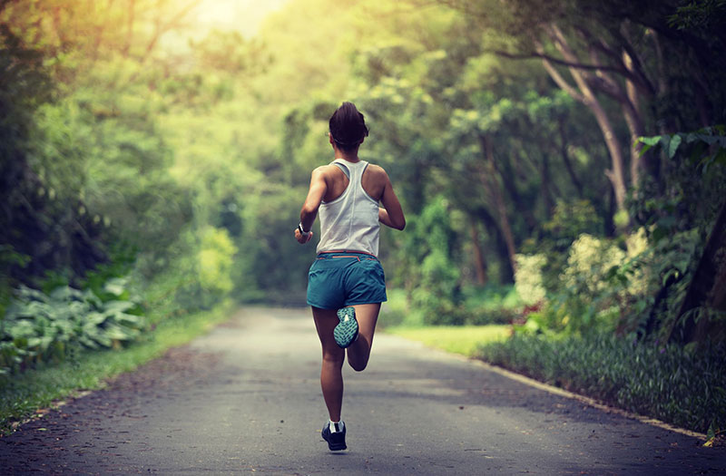 Các biện pháp thể dục nhẹ nhàng như chạy bộ có thể giúp cải thiện dấu hiệu bệnh