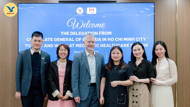 MEDLATEC tiếp đón đoàn đại diện Tổng Lãnh sự quán Canada: Thúc đẩy cơ hội hợp tác trong lĩnh vực y tế