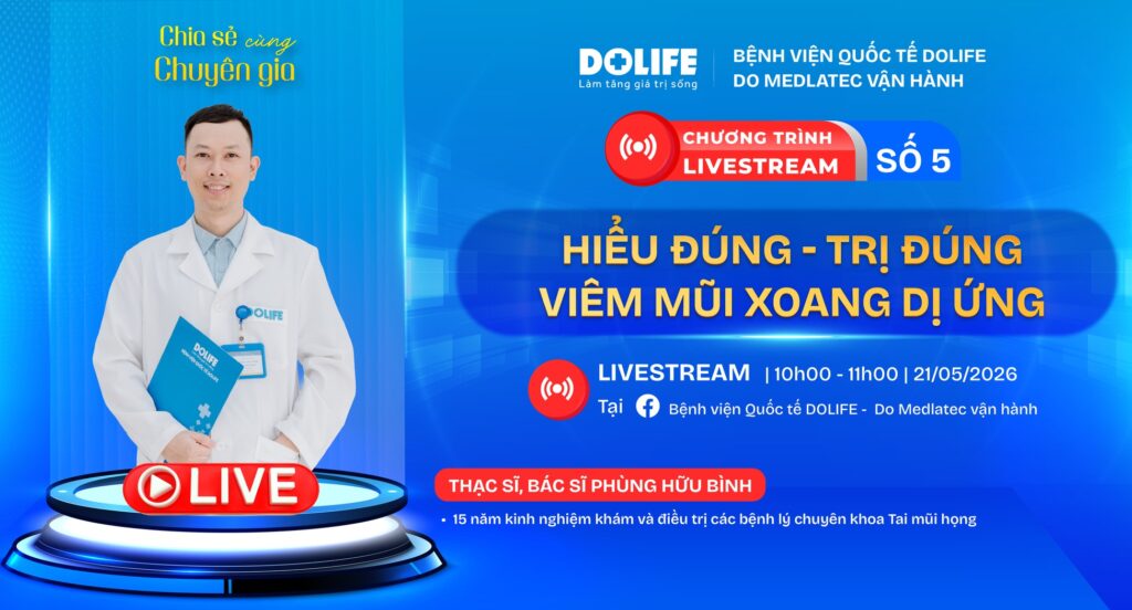 LIVESTREAM “CHIA SẺ CÙNG CHUYÊN GIA” – SỐ 05 HIỂU ĐÚNG – TRỊ ĐÚNG VIÊM MŨI XOANG DỊ ỨNG